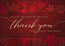 Deep Thanks Holiday Cards