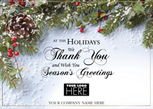 Fresh and Fragrant Holiday Logo Cards