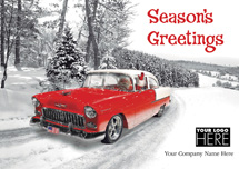 Classically Cool Holiday Logo Cards