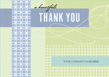 Retro Regards Thank You Cards