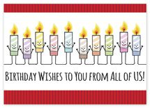 Candid Candles Birthday Cards